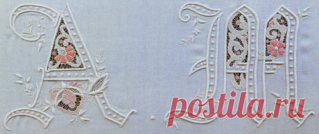 Итальянский рукоделие: монограммы и шифры