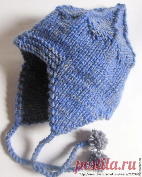 Вяжем спицами шапку-шлем «Витязь» для мальчика