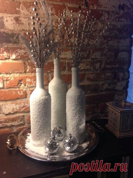 Декор бутылок своими руками: 100 лучших идей 2018 [+Видео]
