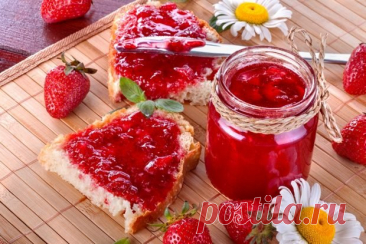 Клубничный джем с агар агаром — Сад Заготовка