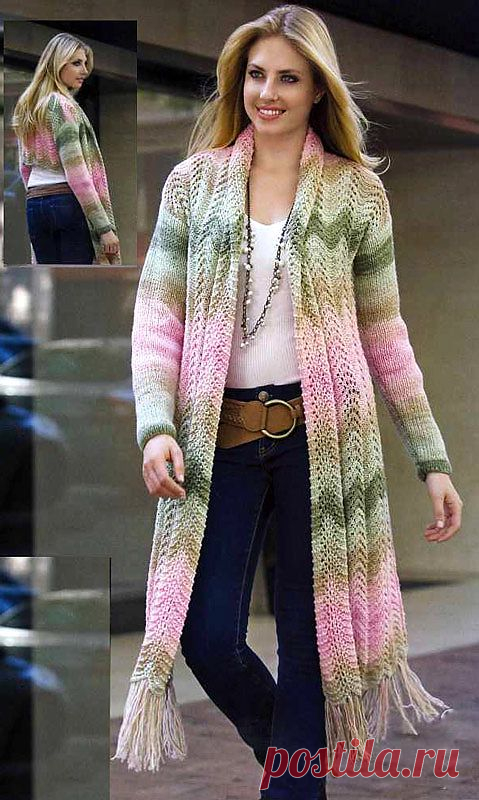 Болеро или пальто!? | Вязание спицами и крючком – Азбука вязания
