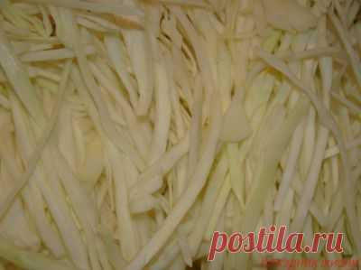 очень быстрая и очень вкусно-хрустящая капуста "Провансаль"-(cвежий салат)