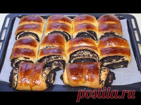 Булки с маковой начинкой, очень просто готовятся.