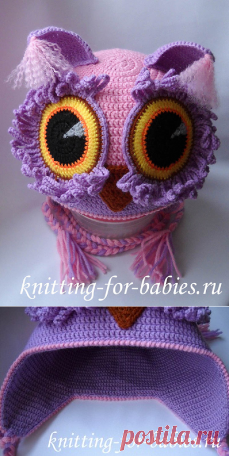 Шапочка "сова", описание