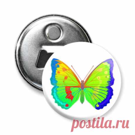 Магнит-открывашка Магнит-открывашка 58 мм - Бабочки нашего края