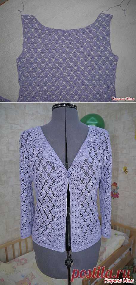 Жакет весенний для себя по японской схеме: Дневник группы "Вязание" - Страна Мам