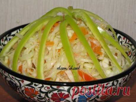 Остренькая капустка быстрого приготовления.