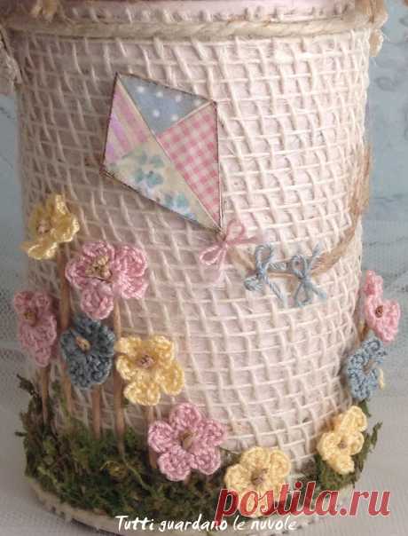 Tutti guardano le nuvole: Spring Easter Basket