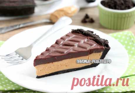 Пирог с арахисовым маслом без выпекания