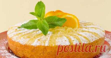 Простой маковый торт с апельсинами