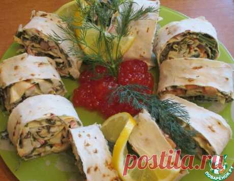 Рулетик царский – кулинарный рецепт