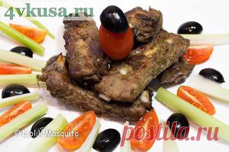 Свиные рёбрышки с вкусненьким прикладом (два рецепта в одном). | 4vkusa.ru