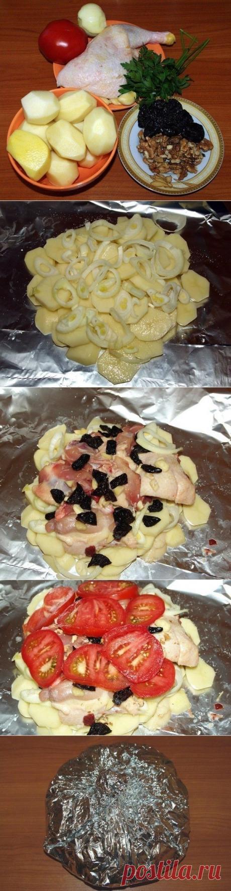 Как приготовить обед в фольге - рецепт, ингридиенты и фотографии