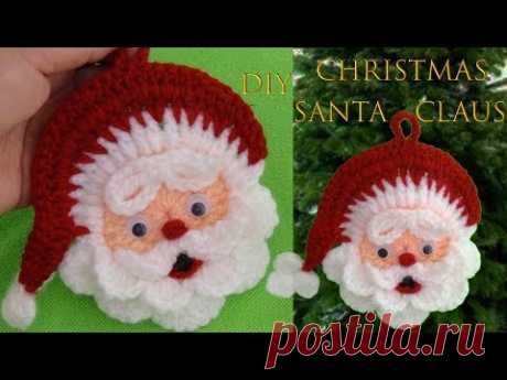 Como hacer Papa Noel a Crochet de Navidad ideas para decorar Tutorial navideño