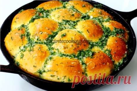 Пампушки с чесноком к украинскому борщу | Picantecooking
