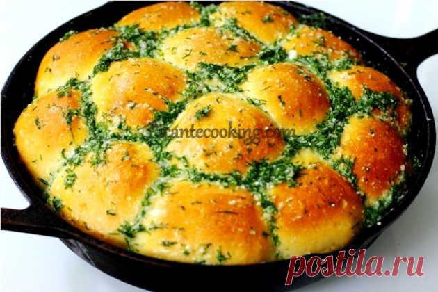 Пампушки с чесноком к украинскому борщу | Picantecooking