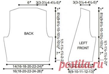 KNITTED VEST ALAIN CROCHET FREE PATTERN