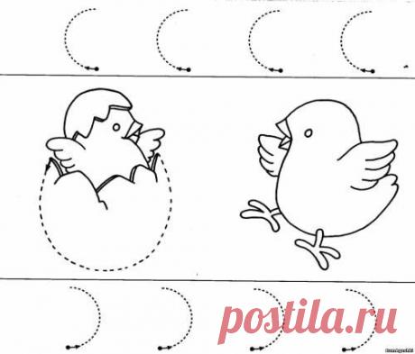 Po tochkam (3) - Соединяем по точкам - Дошкольное развитие ребенка - БумАгушки - детские раскраски и многое другое