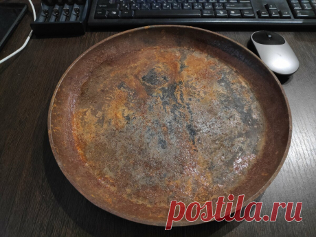 Восстановление ржавой чугунной сковороды при помощи CocaCola | Salt Pepper | Яндекс Дзен