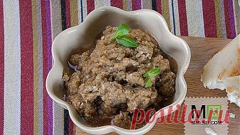 Бабагануш (закуска из баклажанов) - кулинарный рецепт. Миллион Меню