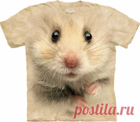 Футболка The Mountain Hamster Face - купить в интернет магазине Красивые футболки The Mountain