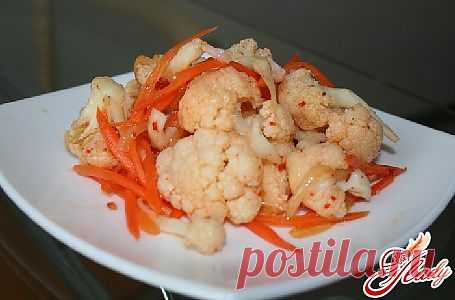 Рецепт цветной капусты по-корейски – это просто