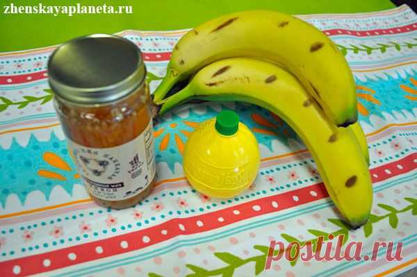 Банановая маска для лица с мёдом - пошаговый рецепт с фото | Женская Планета