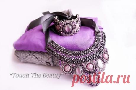 Мастер-класс: авторское колье "Violet dreams" - Ярмарка Мастеров - ручная работа, handmade