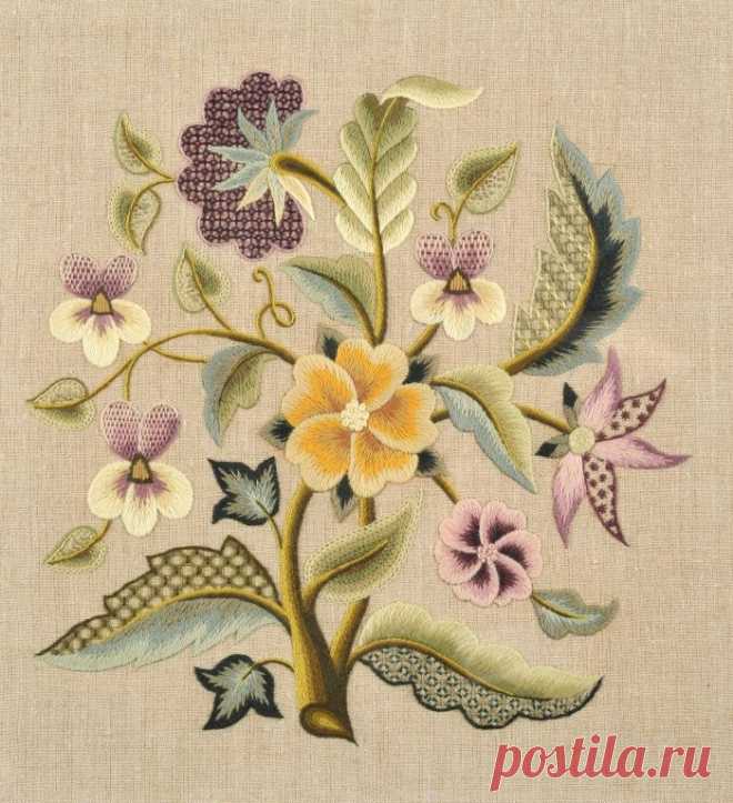 Изумительные вышивки гладью и не только - Рукоделие