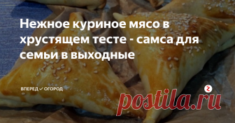Нежное куриное мясо в хрустящем тесте - самса для семьи в выходные Наша жизнь - вечная спешка и нехватка времени ,поэтому именно в выходные можно порадовать семью домашней выпечкой. Предлагаю Вам приготовить самсу с курицей.
Нам понадобится:
250 г муки
100 г сливочного масла