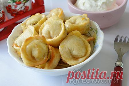 Кундюмы с чечевицей и пекинской капустой