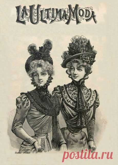 La Ultima moda (3) | Листая старый журнал мод...1898.