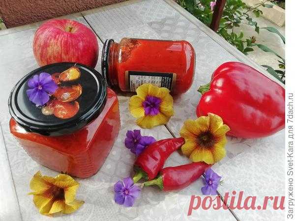 Соус из перца и яблок 