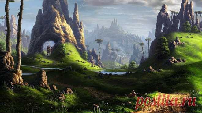 «fantasy art scenery - Google Search Fantasy landscape, Fanta» — карточка пользователя Татьяна А. в Яндекс.Избранном