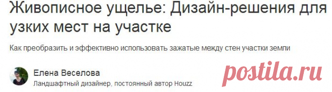 Живописное ущелье: Дизайн-решения для узких мест на участке