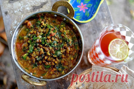 Палак Мунг Дал - маш со шпинатом по-индийски рецепт с фото - 1000.menu
