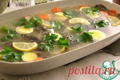 Бабушкина заливная рыба - кулинарный рецепт