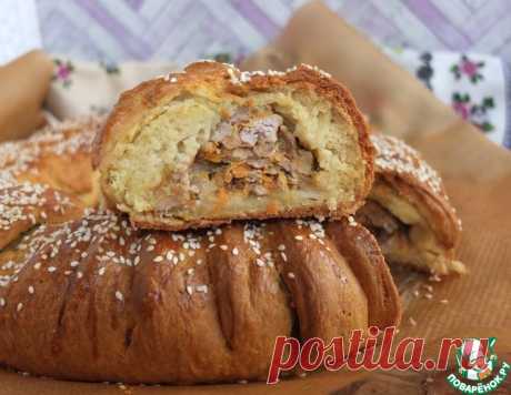 Пирог закусочный "Венок" – кулинарный рецепт