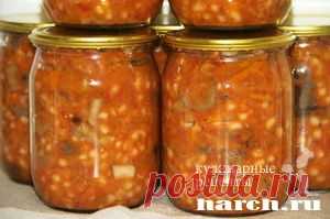 Салат с фасолью и грибами Литовский