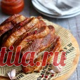 Свиная корейка с чесноком и пряностями Кулинарный рецепт