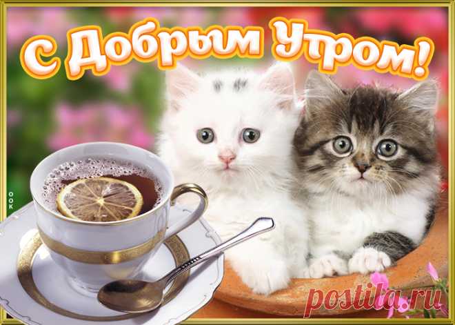 С добрым утром, желаю радости и удачи