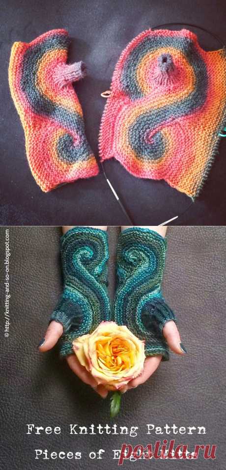 Knitting and so on: Pieces of Eight Mitts