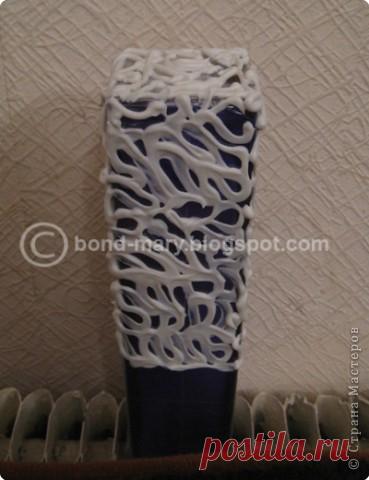 Ваза из жидких гвоздей