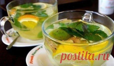 Чай с имбирем  для похудения