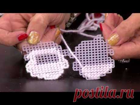 Como Hacer Malla Plastica para Servilletero- HomeArtTv por Juan Gonzalo Angel