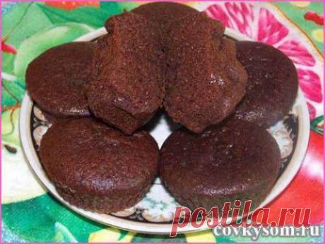 Шоколадные маффины с какао