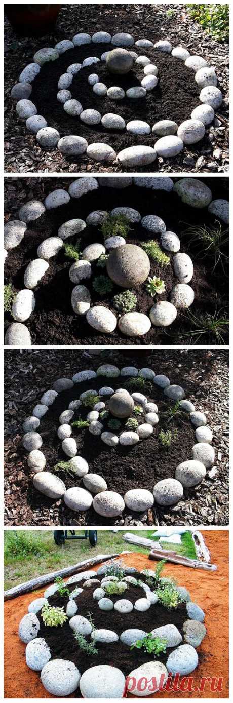 Rock Spiral Garden