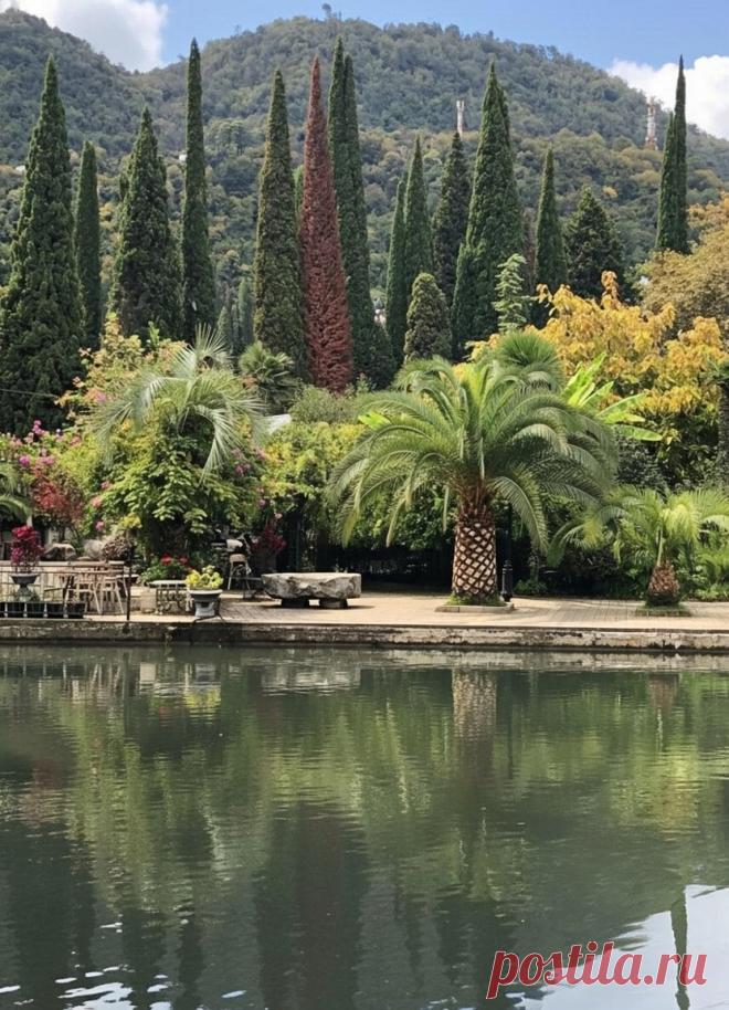 Красивые места в Абхазии. Новый Афон