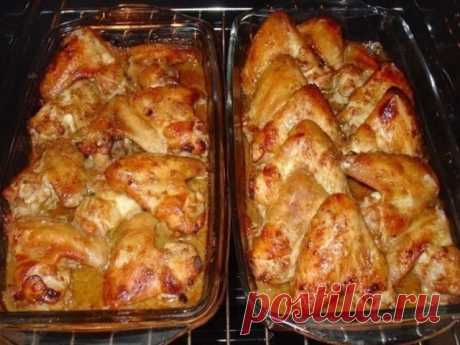 КУРИНЫЕ КРЫЛЬЯ В ДУХОВКЕ
