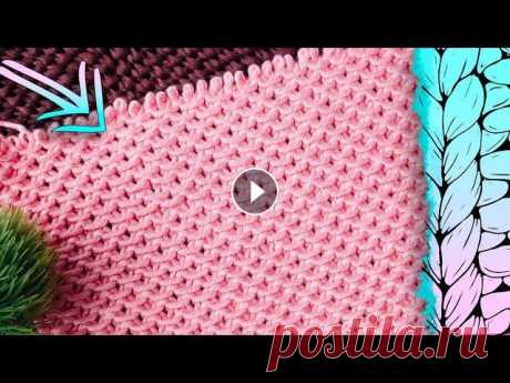 И плотный, и ажурный узор спицами одновременно! Рельефный узор спицами &quot;Тычинки&quot; или &quot;Китайские волны&quot;. Раппорт этого объемного уз...